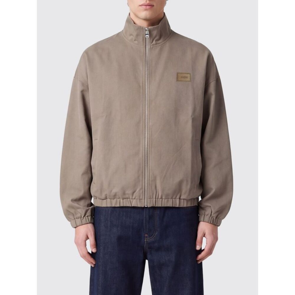 Amiri Men Stretch Polyester Bomber Jacket Amiri With High Neck And Logo